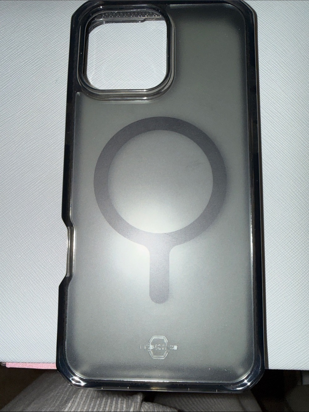 speck Clear Black MagSafe-Compatible Phone Case